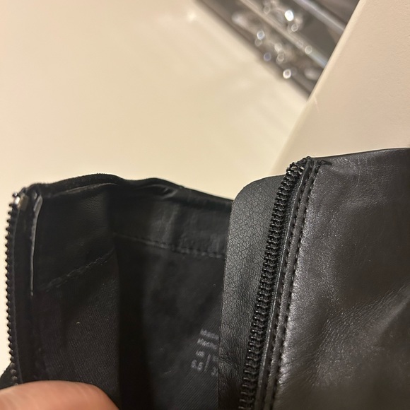 Black Suede/Leather Boots - Picture 7 of 9